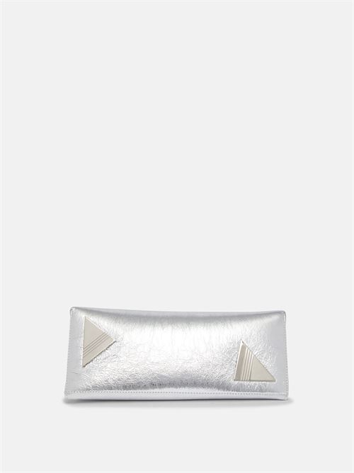 Oversized clutch ''8.30PM'' silver The Attico | 236WAH01L070002